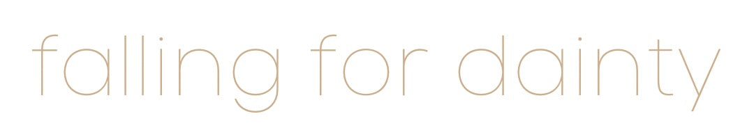 Falling for Dainty Jewelry