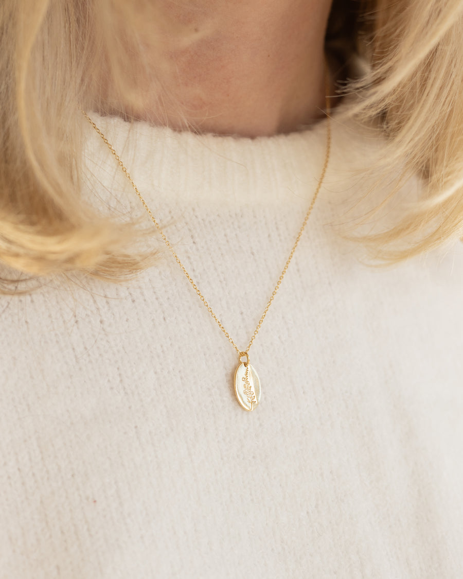Birth Flower Necklace