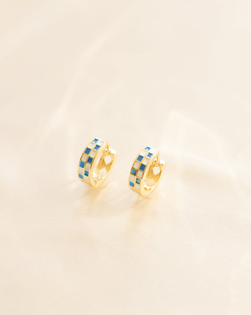 Blue Checkered Huggies