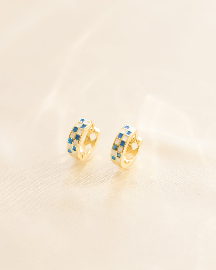 Blue Checkered Huggies