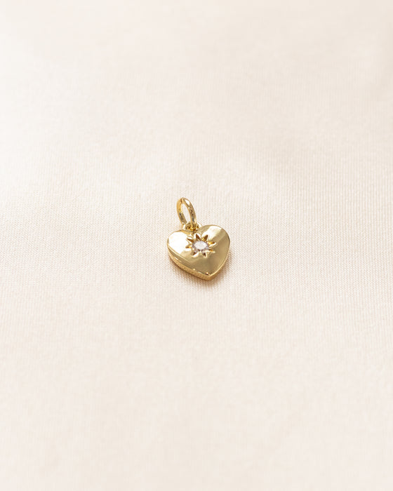 Crystal Heart Charm