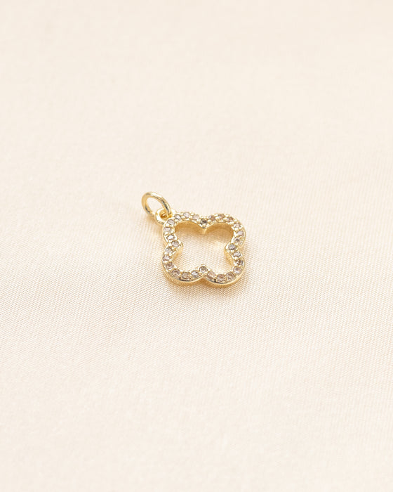 Diamond Clover Charm