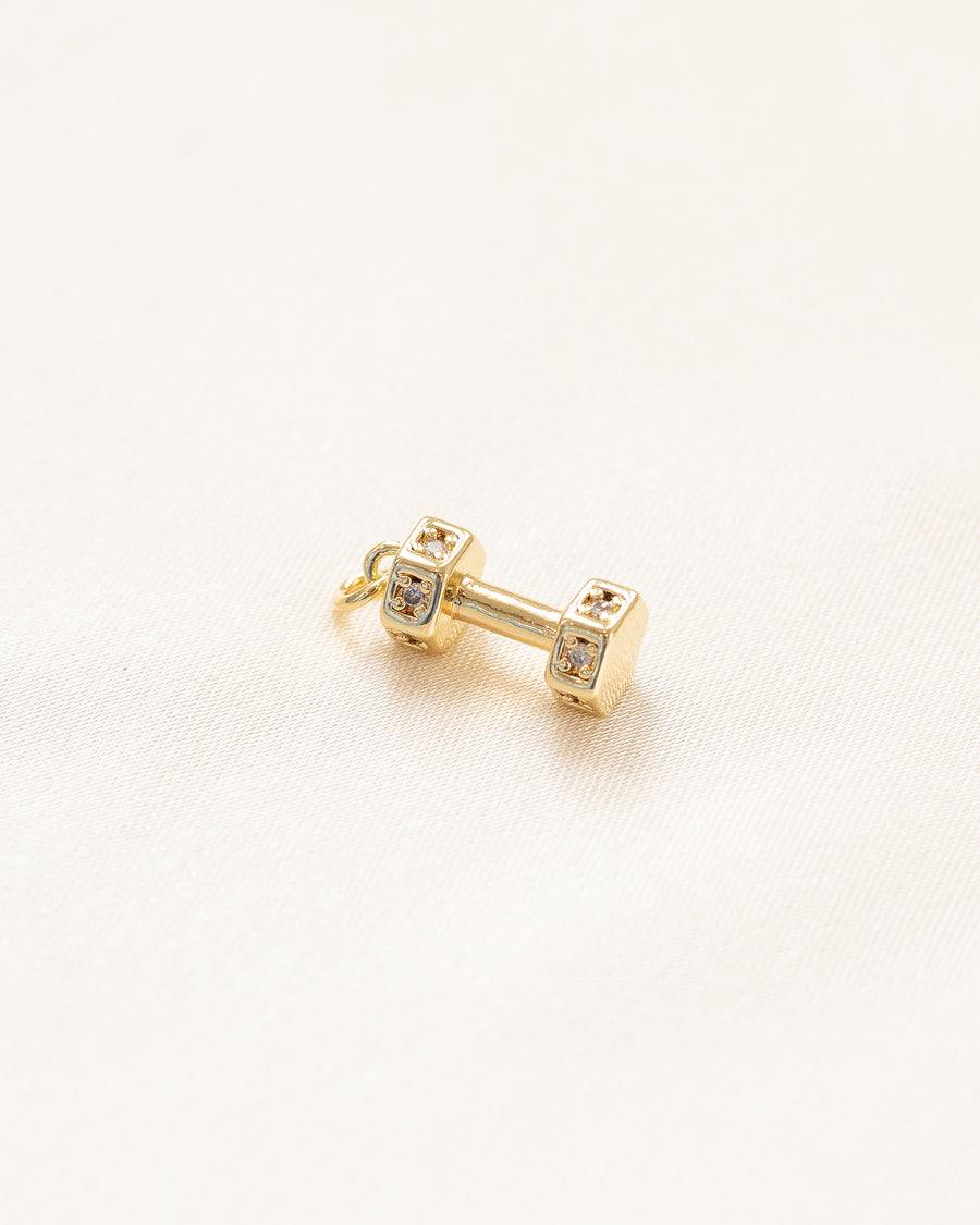 Dumbbell Charm