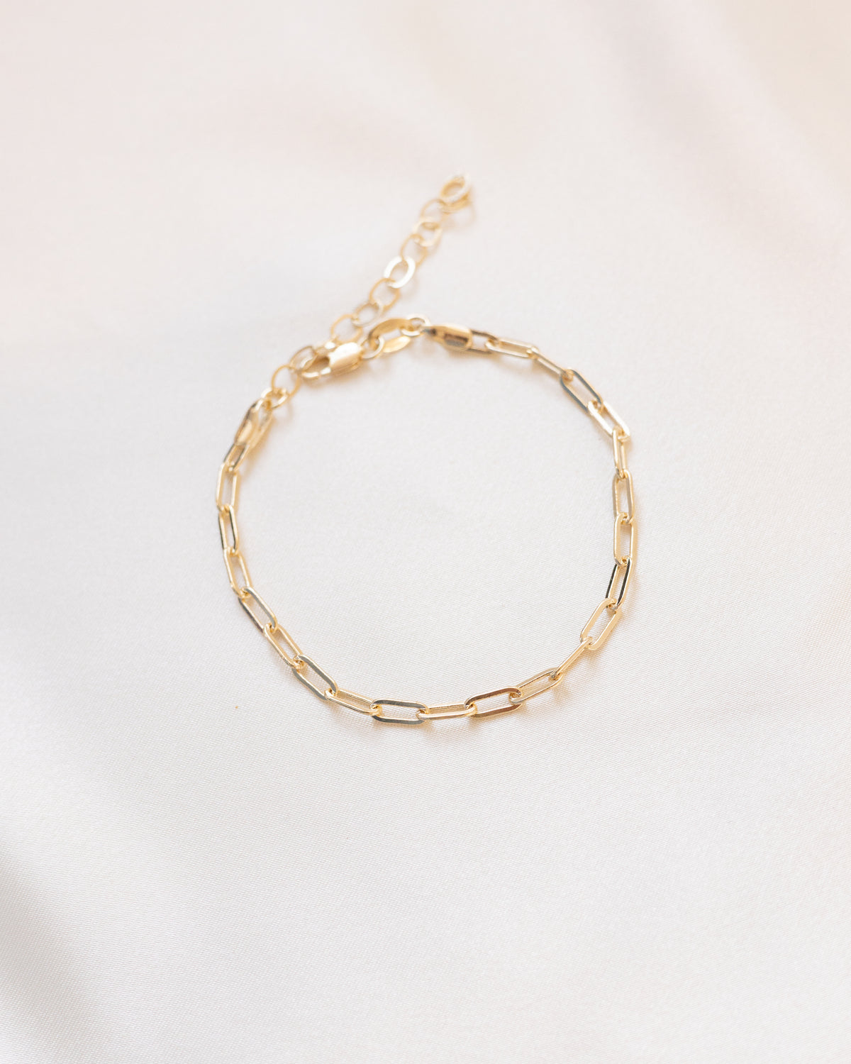Mini Paperclip Bracelet Falling For Dainty