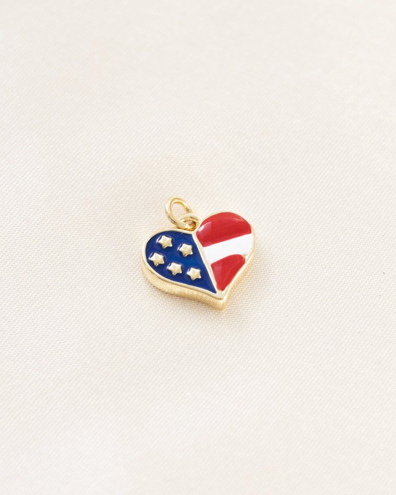 American Heart Charm