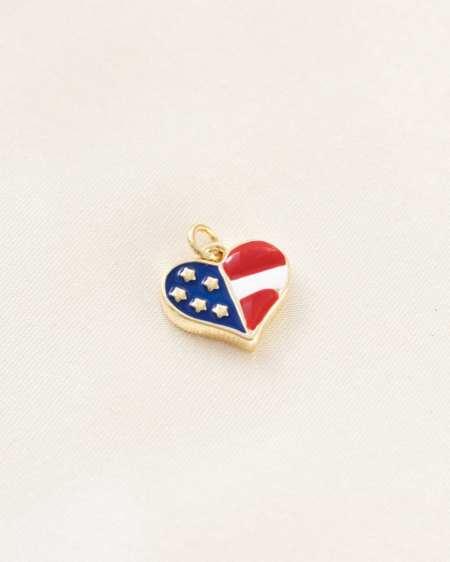 American Heart Charm