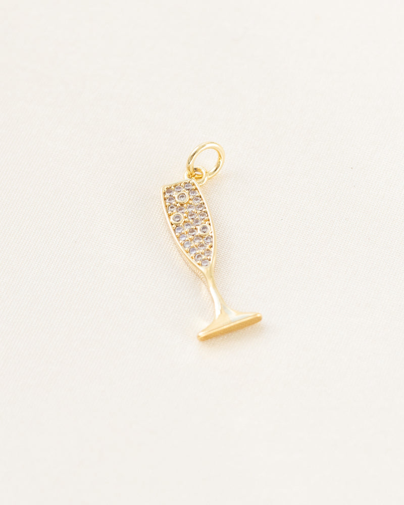 Champagne Flute Charm