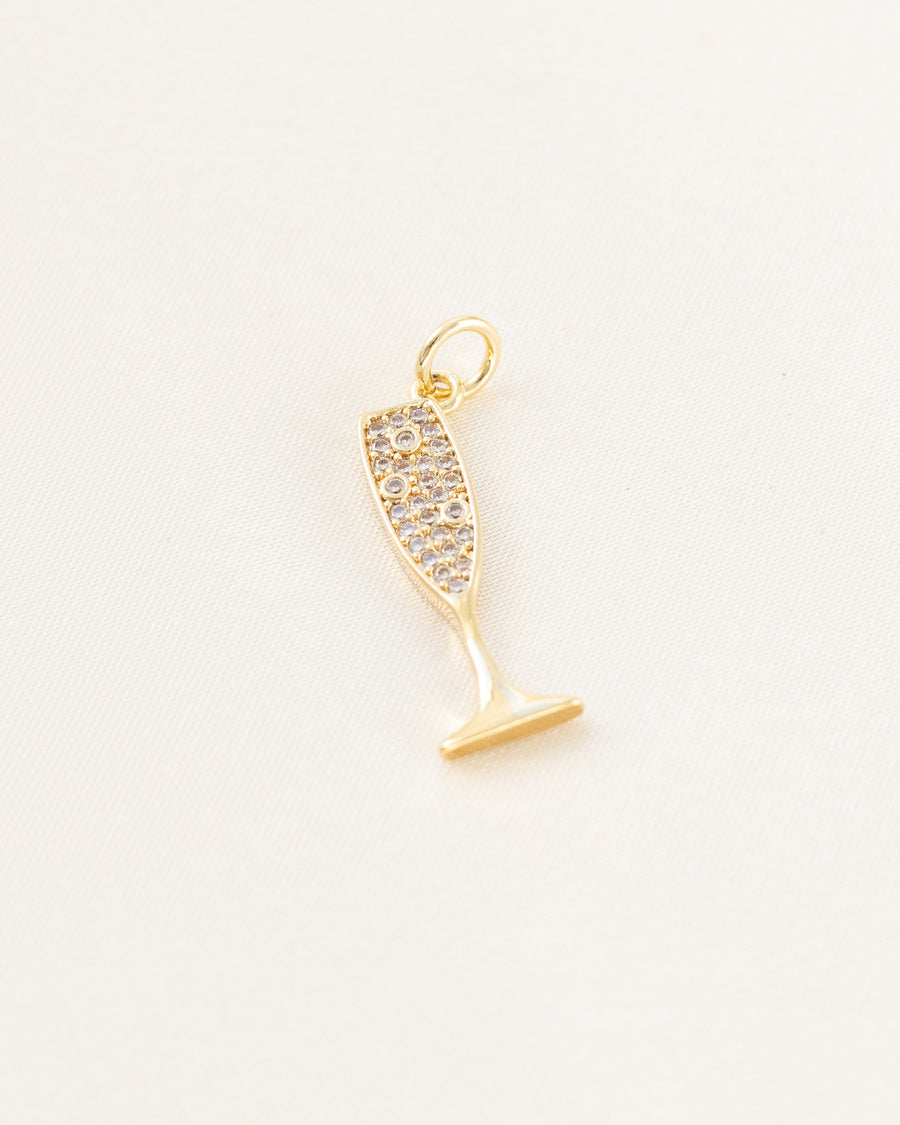 Champagne Flute Charm