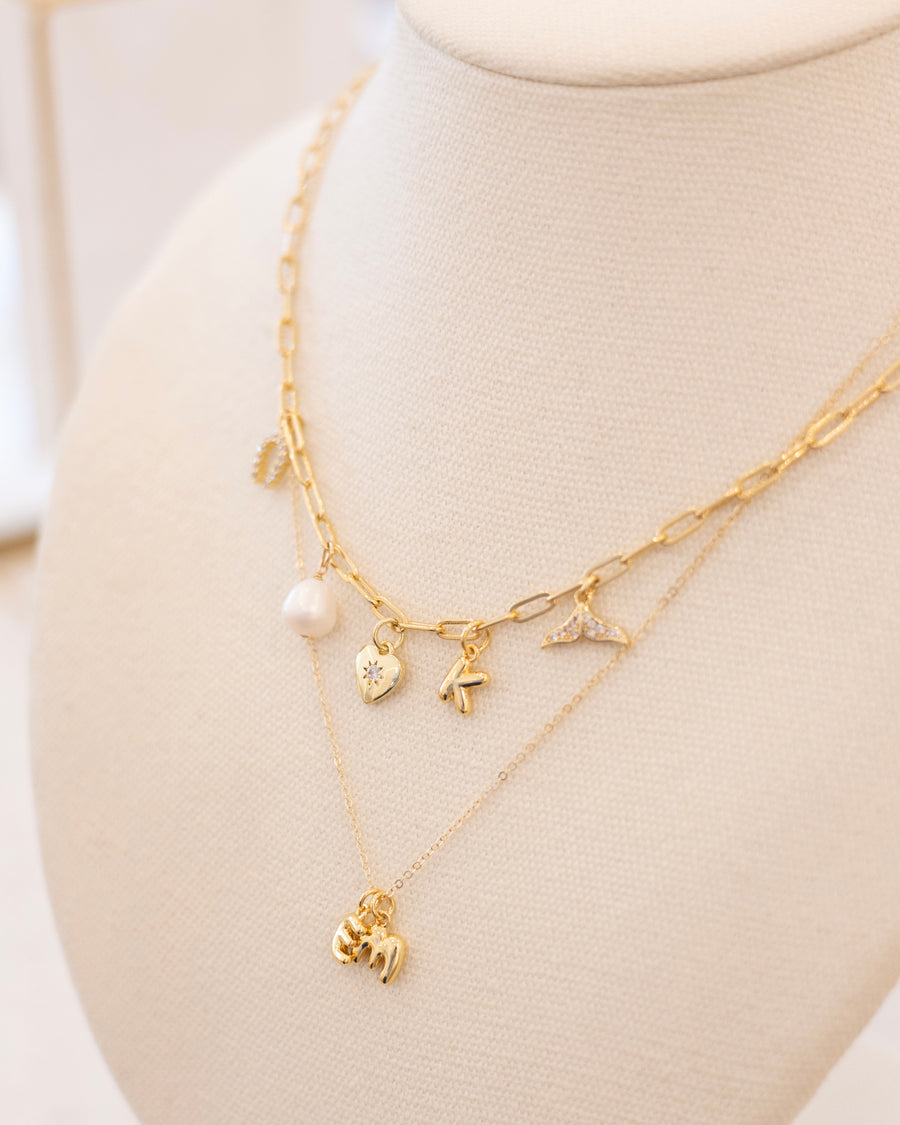 Bubble Letter Charm