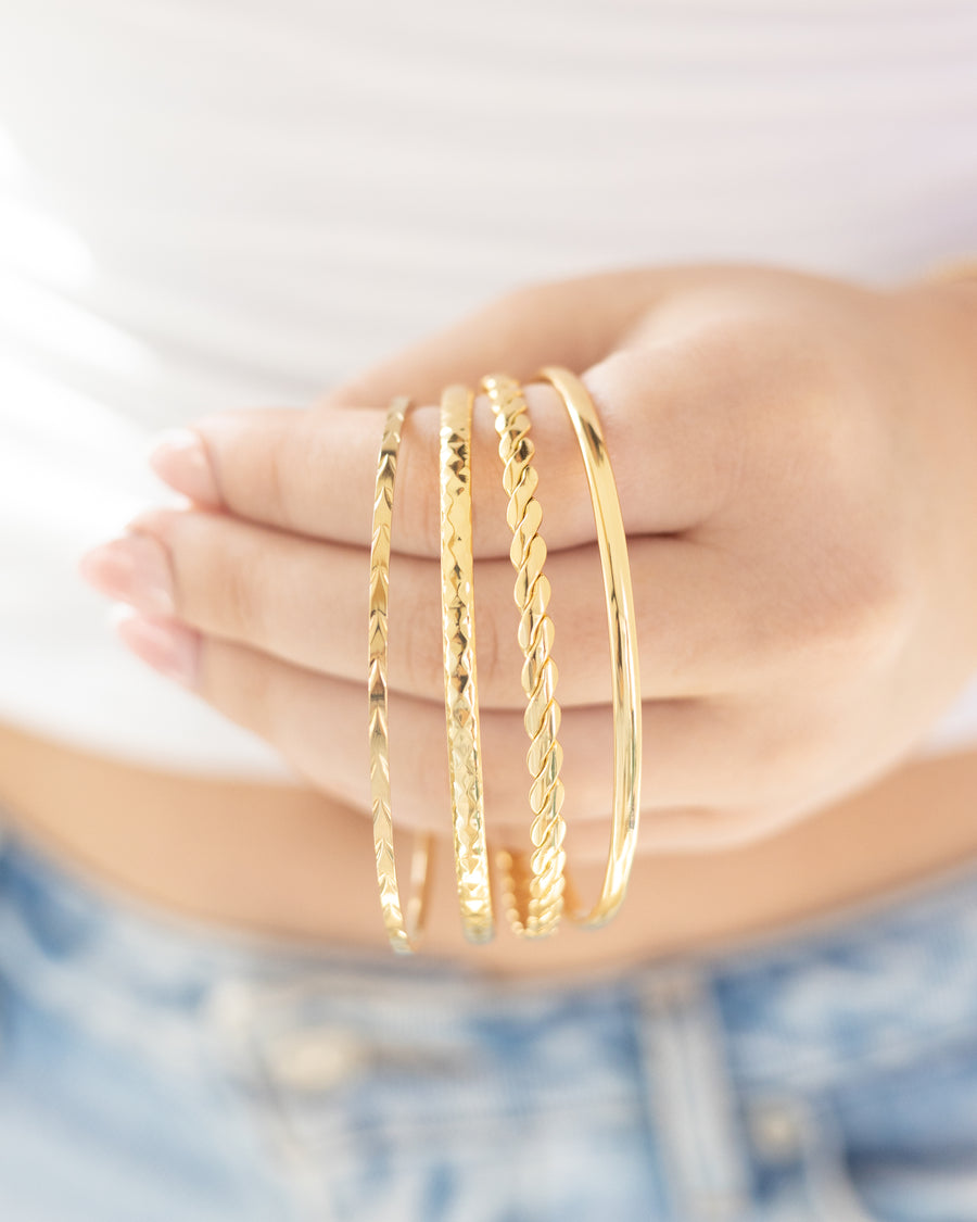 Dede Etched Bangle