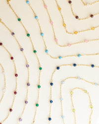 Birthstone Beaded Bracelet
