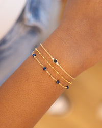 Bezel Birthstone Bracelet