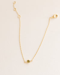 Bezel Birthstone Bracelet