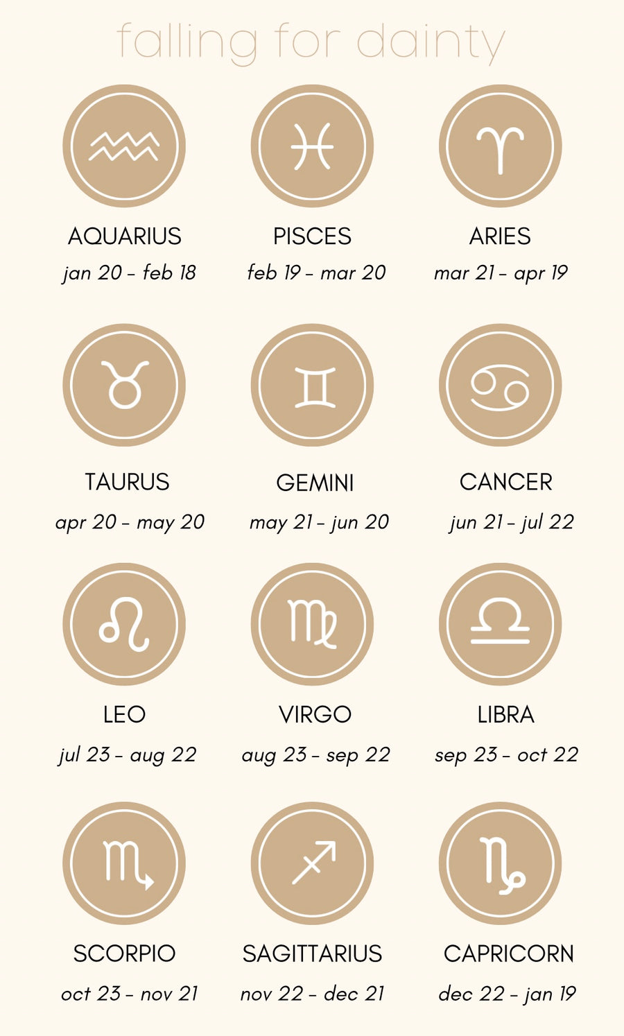 Zodiac Necklace