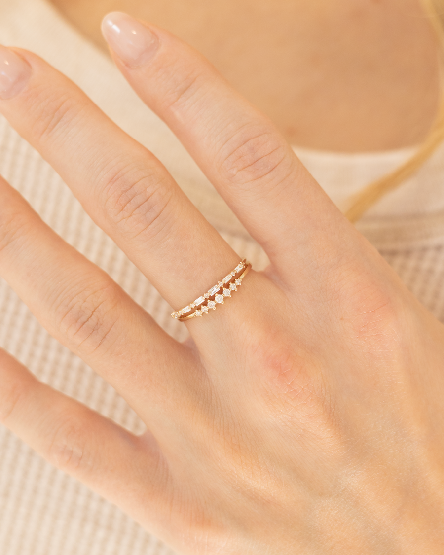 Diamond Baguette Band