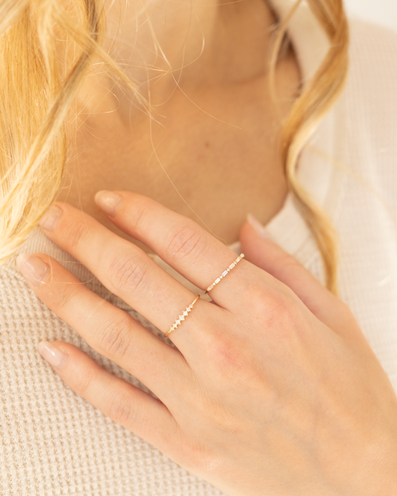 Graduated Diamond Band