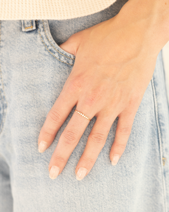 Graduated Diamond Band