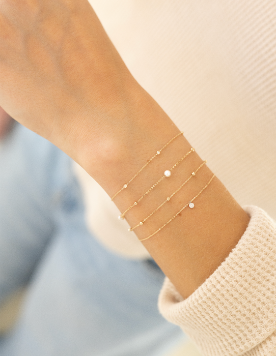 Diamond Bezel Bracelet