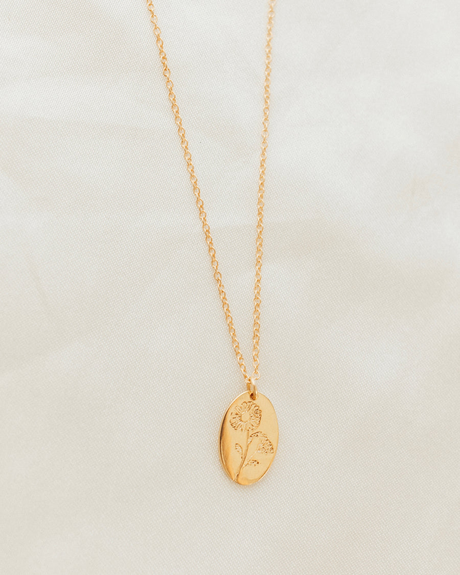 Birth Flower Necklace