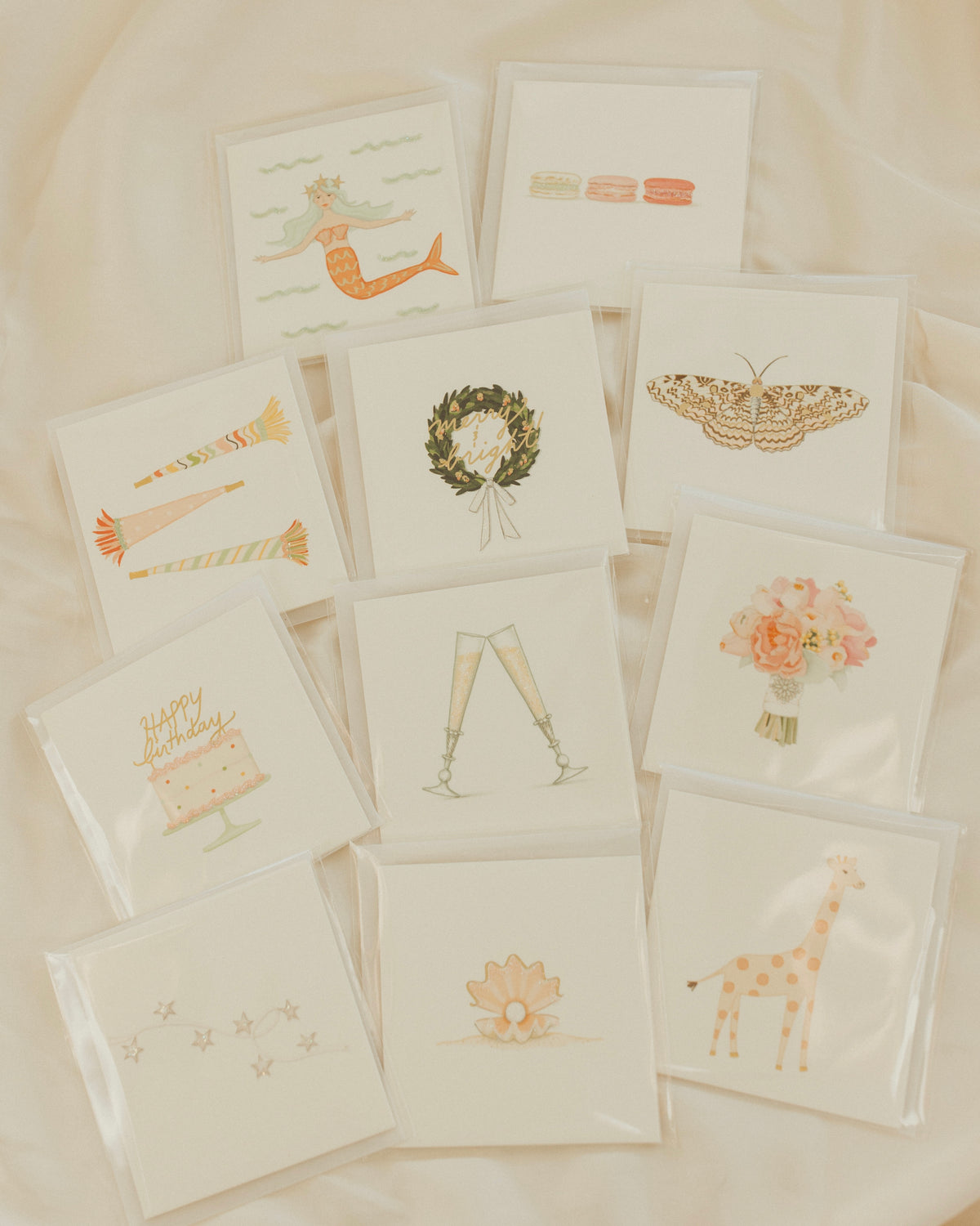 Mini Paper Card Falling for dainty